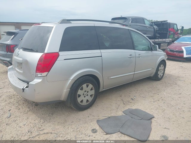 45050123 :رقم المزاد ، 5N1BV28U86N125431 vin ، 2006 Nissan Quest 3.5 S مزاد بيع