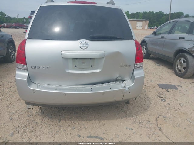 45050123 :رقم المزاد ، 5N1BV28U86N125431 vin ، 2006 Nissan Quest 3.5 S مزاد بيع