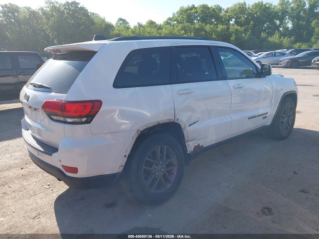 Продаж на аукціоні авто 2016 Jeep Grand Cherokee 75th Anniversary, vin: 1C4RJEAG8GC382798, номер лоту: 45050136