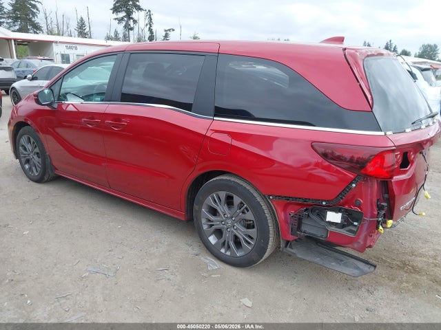 2025 Honda Odyssey Touring მანქანა იყიდება აუქციონზე, vin: 5FNRL6H84SB067507, აუქციონის ნომერი: 45050220