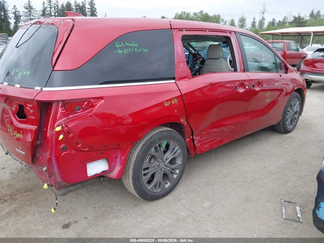 2025 Honda Odyssey Touring მანქანა იყიდება აუქციონზე, vin: 5FNRL6H84SB067507, აუქციონის ნომერი: 45050220