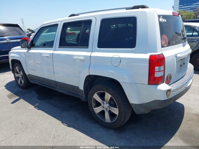 2016 Jeep Patriot High Altitude Edition მანქანა იყიდება აუქციონზე, vin: 1C4NJPFA7GD603560, აუქციონის ნომერი: 45050223