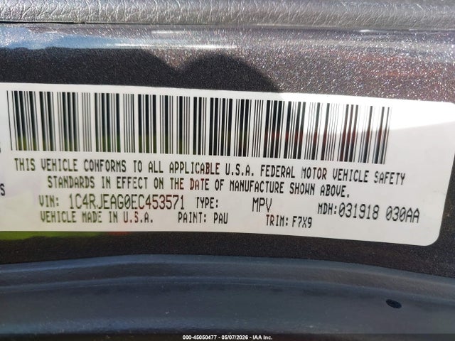 Jeep Grand Cherokee Laredo 2014 1C4RJEAG0EC453571 Image 9