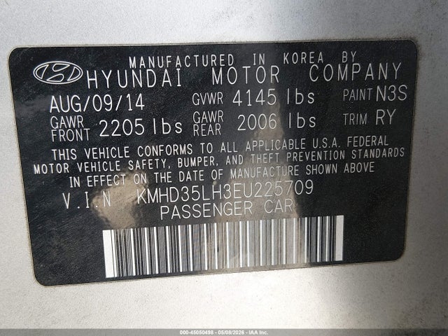 Hyundai ELANTRA GT 2014 KMHD35LH3EU225709 Image 9