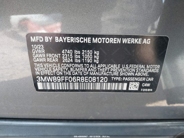 BMW 330i Xdrive 2024 3MW89FF06R8E08120 Image 9