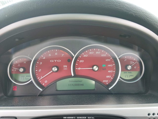 Aukcja sprzedaży 2005 Pontiac Gto, vin: 6G2VX12U65L458582, numer aukcji: 45050613