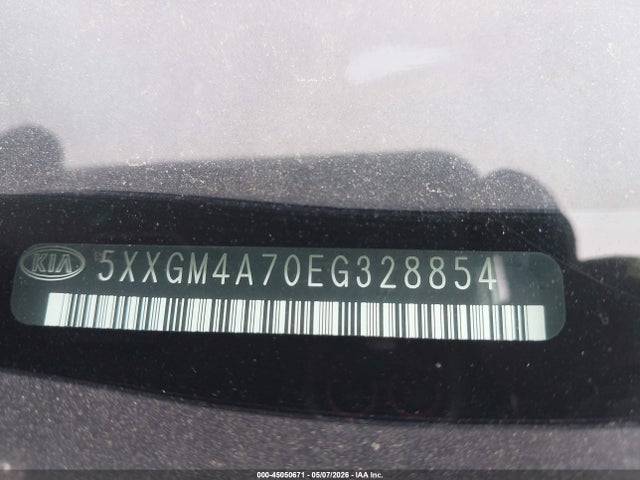 2014 Kia Optima Lx მანქანა იყიდება აუქციონზე, vin: 5XXGM4A70EG328854, აუქციონის ნომერი: 45050671
