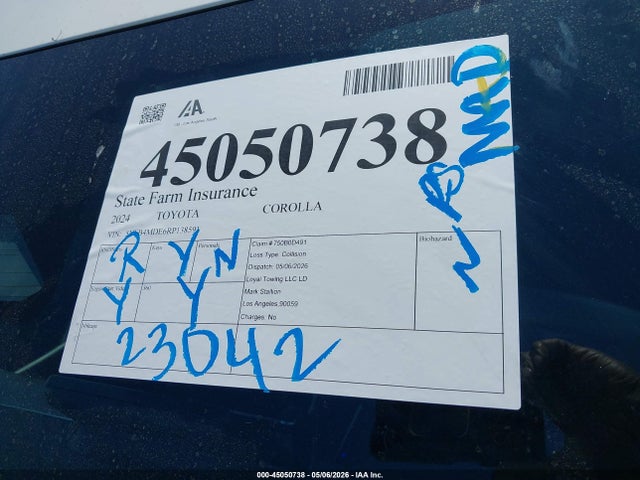 Toyota COROLLA LE 2024 5YFB4MDE6RP138591 Image 17
