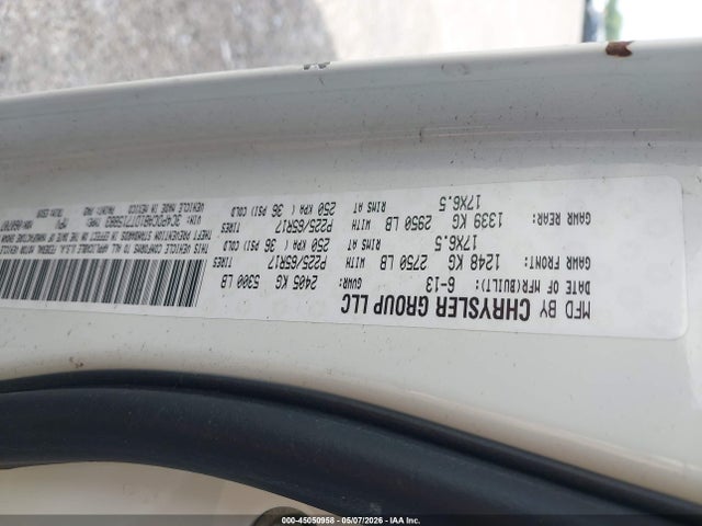 Продаж на аукціоні авто 2013 Dodge Journey American Value Pkg, vin: 3C4PDCAB1DT715883, номер лоту: 45050958