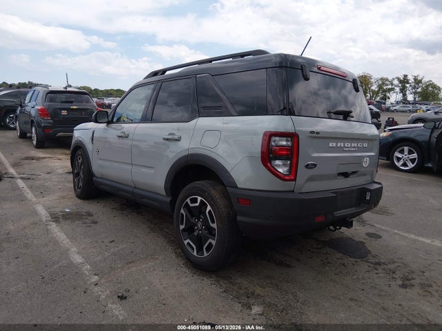 45051089 :رقم المزاد ، 3FMCR9C68NRE24777 vin ، 2022 Ford Bronco Sport Outer Banks مزاد بيع