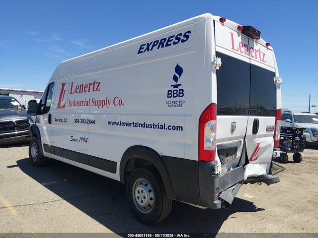Aukcja sprzedaży 2019 Ram Promaster 2500 High Roof 159 Wb, vin: 3C6TRVDG2KE502436, numer aukcji: 45051156