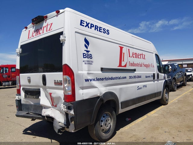 Aukcja sprzedaży 2019 Ram Promaster 2500 High Roof 159 Wb, vin: 3C6TRVDG2KE502436, numer aukcji: 45051156
