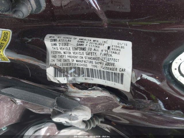 Aukcja sprzedaży 2015 Acura Tlx V6 Advance, vin: 19UUB3F71FA004385, numer aukcji: 45051190