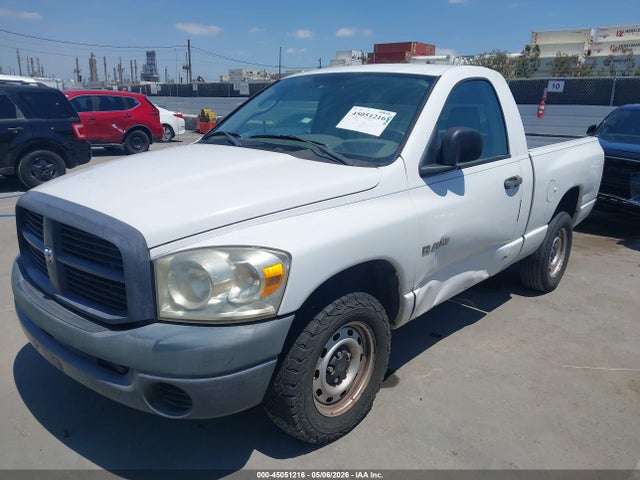 45051216 :رقم المزاد ، 1D7HA16KX8J134508 vin ، 2008 Dodge Ram 1500 St/sxt مزاد بيع
