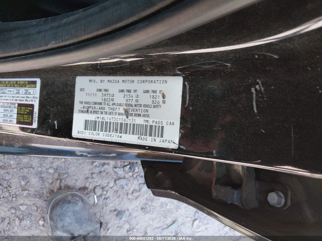 Aukcja sprzedaży 2012 Mazda Mazda3 I Touring, vin: JM1BL1V75C1569131, numer aukcji: 45051282