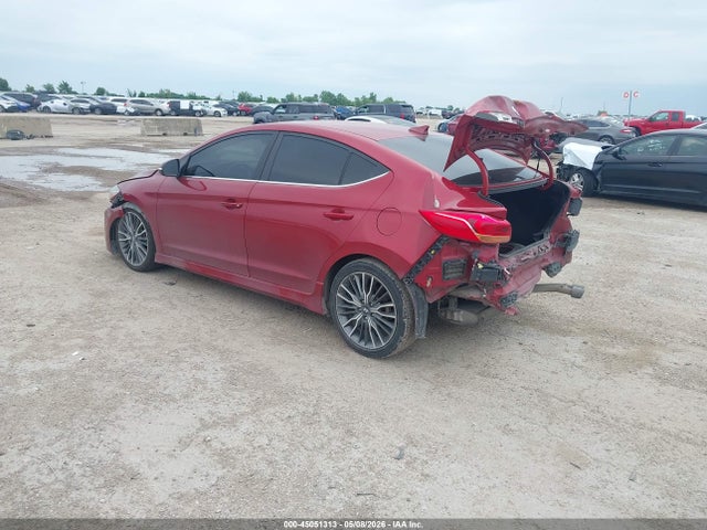 Продаж на аукціоні авто 2018 Hyundai Elantra Sport, vin: KMHD04LB9JU485086, номер лоту: 45051313