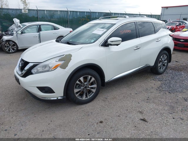 45051340 :رقم المزاد ، 5N1AZ2MH7HN156360 vin ، 2017 Nissan Murano Sl مزاد بيع