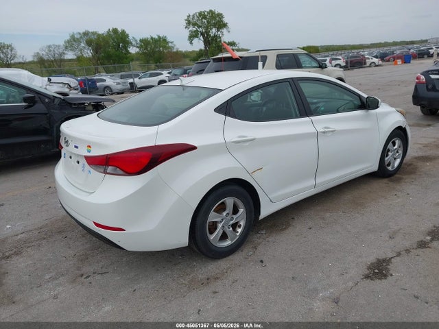 Продаж на аукціоні авто 2014 Hyundai Elantra Se, vin: 5NPDH4AE8EH480715, номер лоту: 45051367
