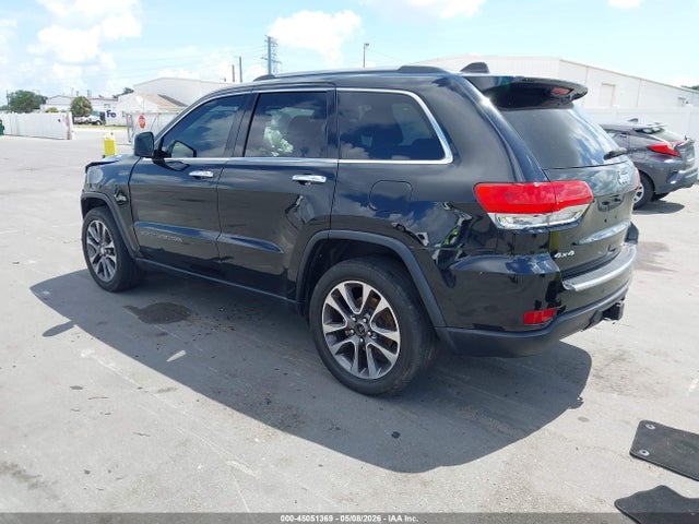 2018 Jeep Grand Cherokee Limited 4x4 მანქანა იყიდება აუქციონზე, vin: 1C4RJFBG4JC108011, აუქციონის ნომერი: 45051369