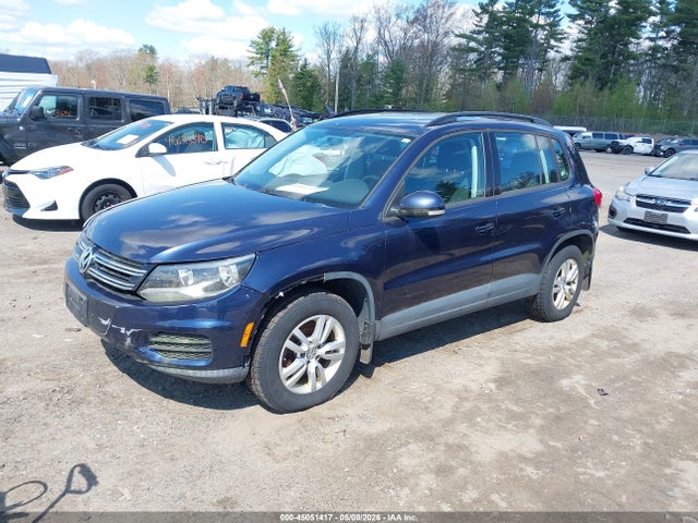 2015 Volkswagen Tiguan S მანქანა იყიდება აუქციონზე, vin: WVGBV7AX3FW574480, აუქციონის ნომერი: 45051417