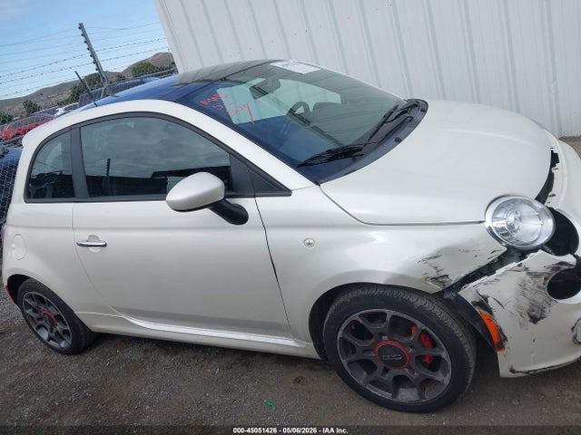 45051426 :رقم المزاد ، 3C3CFFBR9CT384950 vin ، 2012 Fiat 500 Sport مزاد بيع