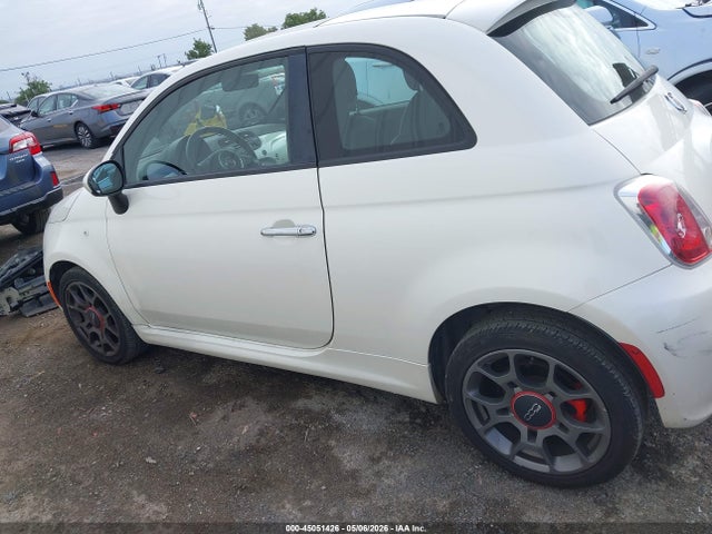 45051426 :رقم المزاد ، 3C3CFFBR9CT384950 vin ، 2012 Fiat 500 Sport مزاد بيع