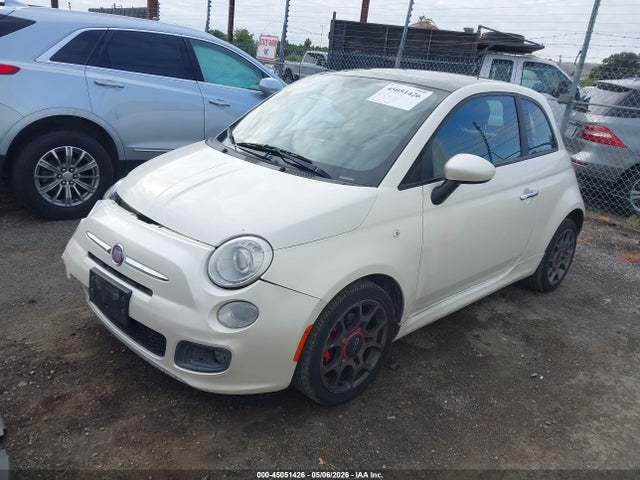 45051426 :رقم المزاد ، 3C3CFFBR9CT384950 vin ، 2012 Fiat 500 Sport مزاد بيع