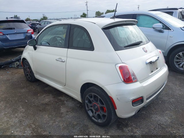 45051426 :رقم المزاد ، 3C3CFFBR9CT384950 vin ، 2012 Fiat 500 Sport مزاد بيع