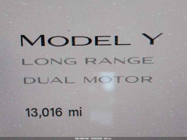 Aukcja sprzedaży 2026 Tesla Model Y All-wheel Drive/long Range Launch Series/premium All-wheel Drive, vin: 7SAYGDEE9TF401615, numer aukcji: 45051497