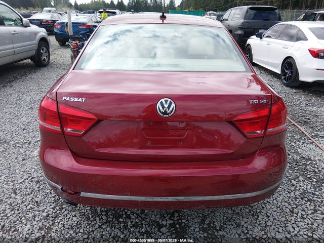 45051659 :رقم المزاد ، 1VWBT7A39FC012251 vin ، 2015 Volkswagen Passat 1.8t Se مزاد بيع