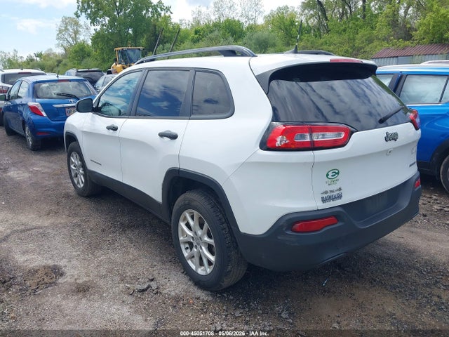 2016 Jeep Cherokee Sport მანქანა იყიდება აუქციონზე, vin: 1C4PJMAB5GW245533, აუქციონის ნომერი: 45051708