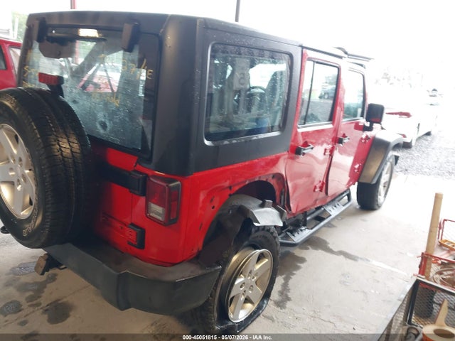 2015 Jeep Wrangler Unlimited Sport მანქანა იყიდება აუქციონზე, vin: 1C4BJWDG9FL692783, აუქციონის ნომერი: 45051815