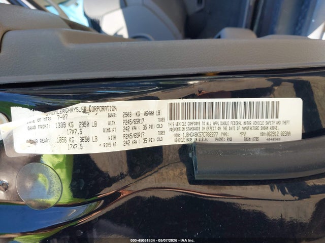 Aukcja sprzedaży 2007 Jeep Commander Sport, vin: 1J8HG48K57C702277, numer aukcji: 45051834