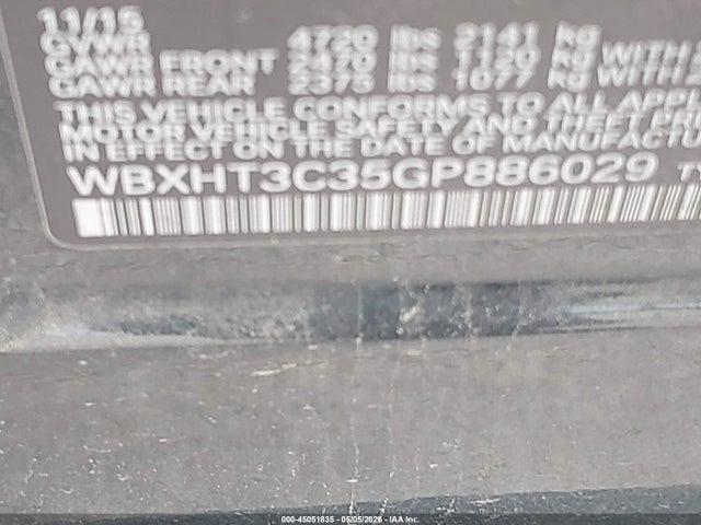 WBXHT3C35GP886029 BMW X1 Xdrive28i