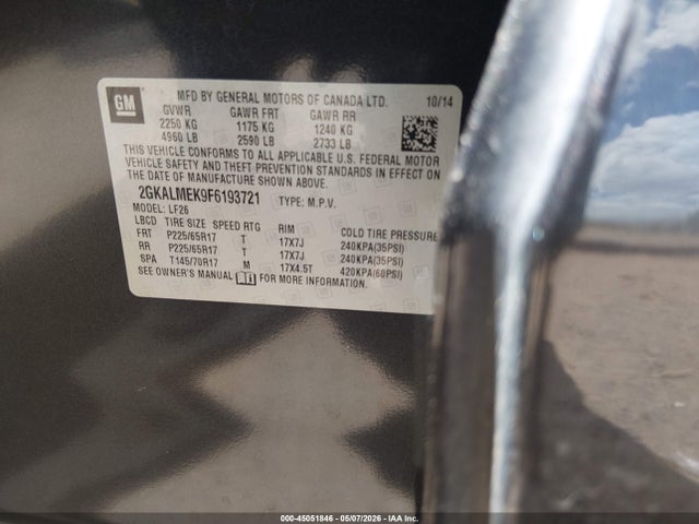 2GKALMEK9F6193721 GMC Terrain Sle-1