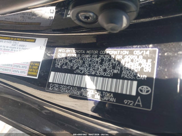 Продажа на аукционе авто 2015 Scion Tc, vin: JTKJF5C74F3090021, номер лота: 45051862