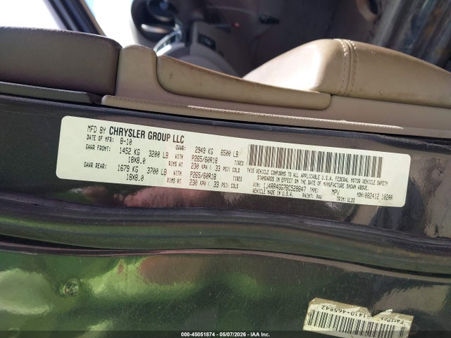 45051874 :رقم المزاد ، 1J4RR4GG7BC528847 vin ، 2011 Jeep Grand Cherokee Laredo مزاد بيع