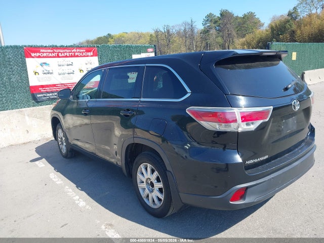 Aukcja sprzedaży 2016 Toyota Highlander Le V6, vin: 5TDBKRFH5GS292451, numer aukcji: 45051924