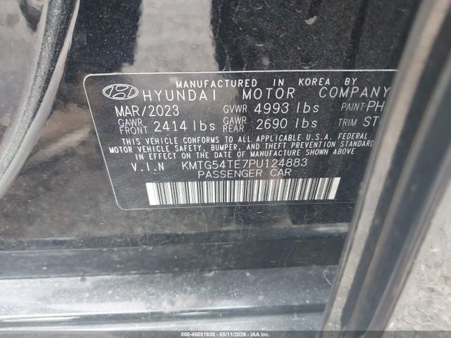 Продажа на аукционе авто 2023 Genesis G70 3.3t Awd, vin: KMTG54TE7PU124883, номер лота: 45051938