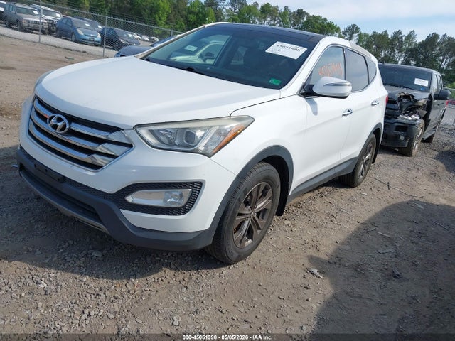 2013 Hyundai Santa Fe Sport მანქანა იყიდება აუქციონზე, vin: 5XYZU3LB2DG104094, აუქციონის ნომერი: 45051998