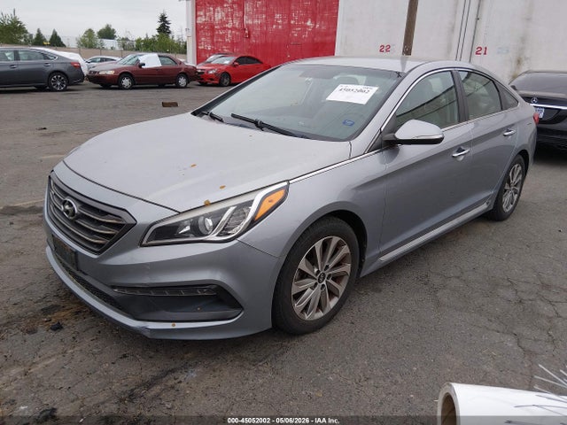2015 Hyundai Sonata Sport მანქანა იყიდება აუქციონზე, vin: 5NPE34AF3FH082003, აუქციონის ნომერი: 45052002