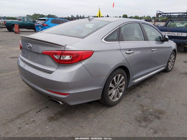 2015 Hyundai Sonata Sport მანქანა იყიდება აუქციონზე, vin: 5NPE34AF3FH082003, აუქციონის ნომერი: 45052002