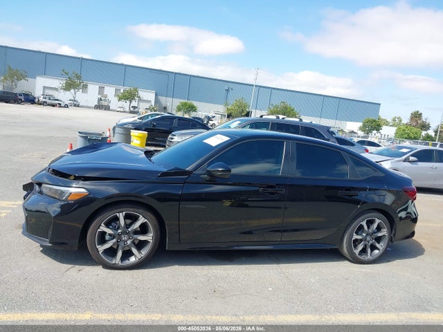 Auction sale of the 2025 Honda Civic Hybrid Sport/sport Touring, vin: 2HGFE4F82SH333042, lot number: 45052036