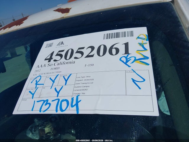 Продаж на аукціоні авто 2012 Ford F-150 Svt Raptor, vin: 1FTFW1R61CFC79949, номер лоту: 45052061