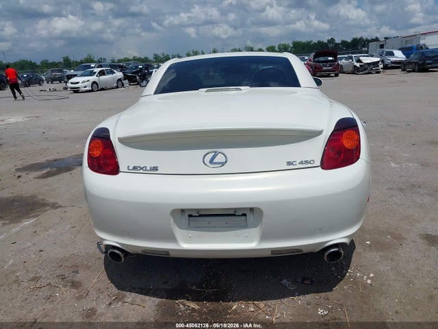 Продажа на аукционе авто 2005 Lexus Sc 430, vin: JTHFN48Y550063128, номер лота: 45052126