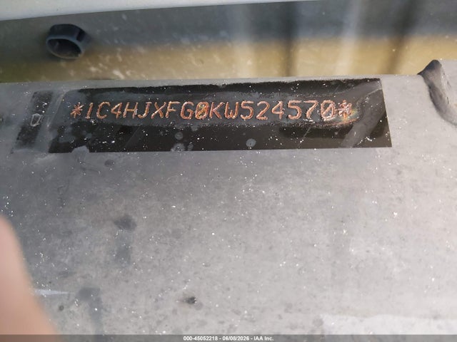Aukcja sprzedaży 2019 Jeep Wrangler Unlimited Rubicon 4x4, vin: 1C4HJXFG0KW524570, numer aukcji: 45052218
