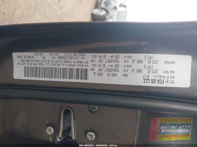 Aukcja sprzedaży 2018 Jeep Cherokee Trailhawk 4x4, vin: 1C4PJMBX7JD500860, numer aukcji: 45052275