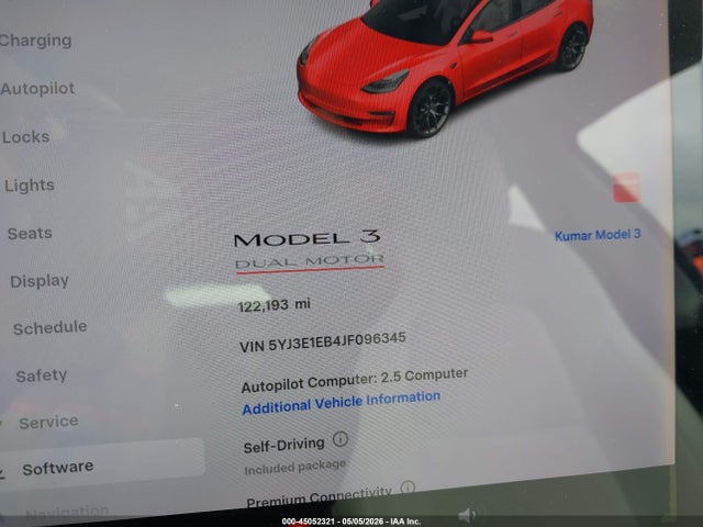 Tesla Model 3 Long Range/performance 2018 5YJ3E1EB4JF096345 Image 7