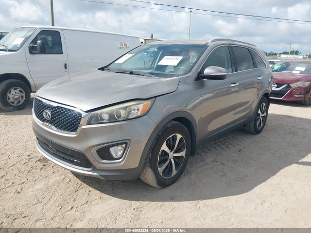 45052324 :رقم المزاد ، 5XYPH4A55GG146763 vin ، 2016 Kia Sorento 3.3l Ex مزاد بيع