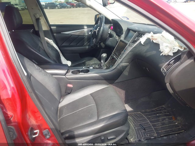 45052454 :رقم المزاد ، JN1BV7AP9FM336863 vin ، 2015 Infiniti Q50 Premium/sport مزاد بيع